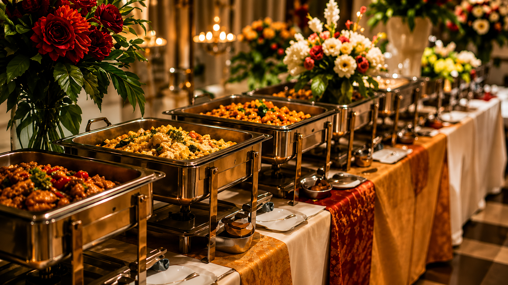 Catering Buffet Setup